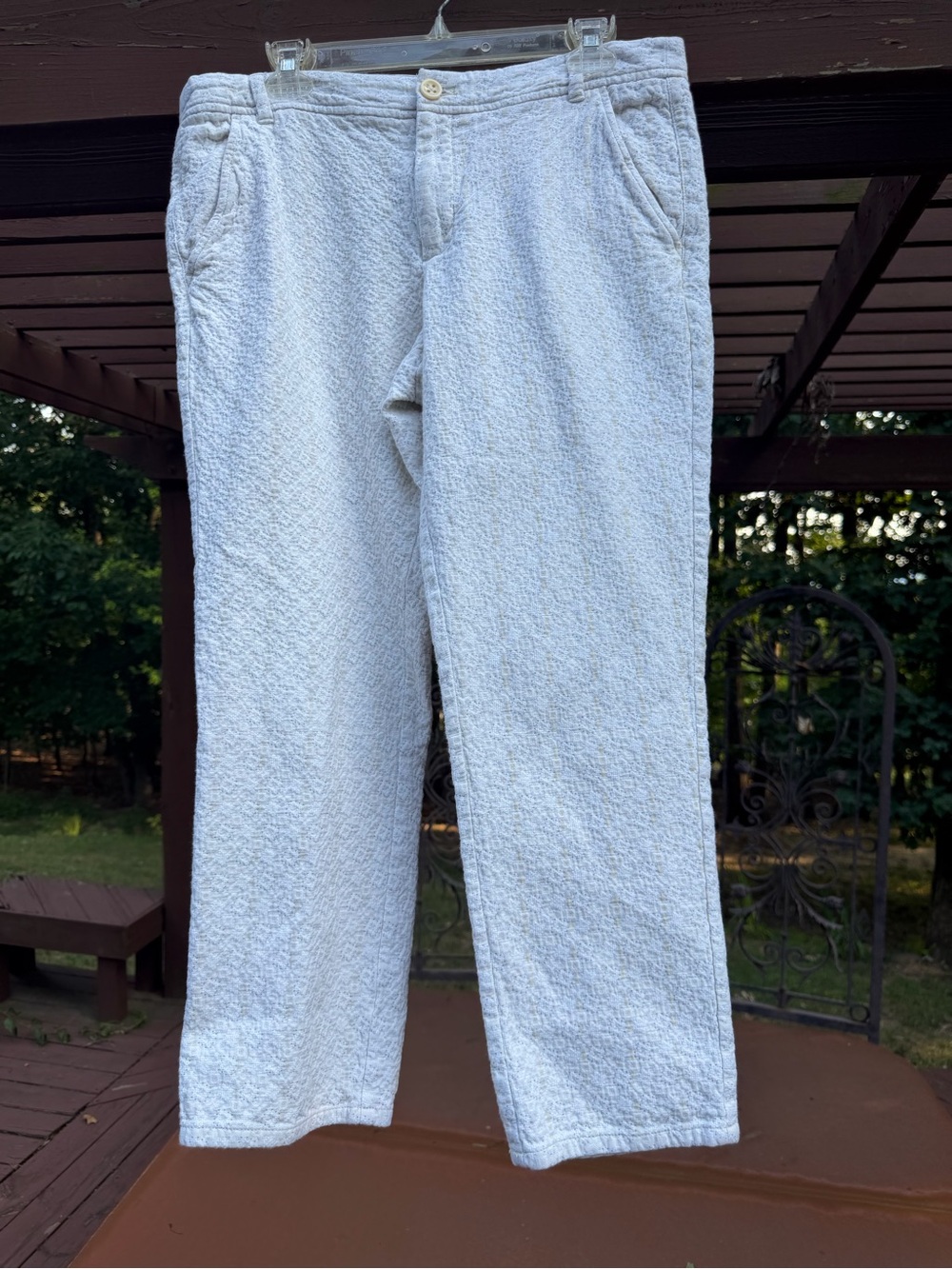 Daughters of the Liberation Anthropologie Women’s Textured Pants- Size 14 - Picture 1 of 6